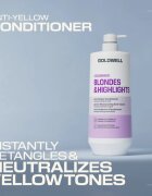Goldwell Dualsenses Blondes & Highlights Anti-Yellow Conditioner balzam za nevtralizacijo rumenih odtenkov 1000 ml