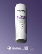 Goldwell Dualsenses Blondes & Highlights balzam za blond lase za nevtralizacijo rumenih odtenkov 200 ml