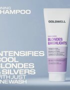 Goldwell Dualsenses Blondes & Highlights Toning Shampoo vijoličen toniran šampon 250 ml