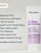 Goldwell Dualsenses Blondes & Highlights Toning Shampoo vijoličen toniran šampon 250 ml