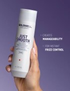 Goldwell Dualsenses Just Smooth šampon za glajenje las za neobvladljive lase 250 ml