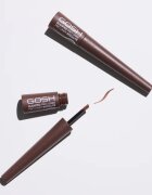 GOSH COPENHAGEN Slanted Pro Liner tekoče črtalo za oči odtenek 003 Matt Brown 2.5 ml