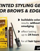 got2b Glued 4 Brows & Edges fiksacijski gel za obrvi 2v1 Tinted Brown 16 ml