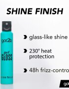 got2b got Gloss Shine Finish pršilo za sijaj za toplotno oblikovanje las 200 ml