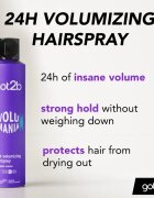 got2b Volumania lak za lase z ekstra močnim utrjevanjem za dolgotrajajoč volumen 300 ml