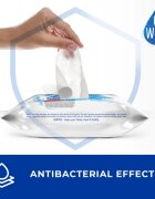 GoWipes Anti-Bacterial Effect D-Panthenol vlažni čistilni robčki s protibakterijskim učinkom 60 kos