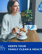 GoWipes Anti-Bacterial Effect D-Panthenol vlažni čistilni robčki s protibakterijskim učinkom 60 kos