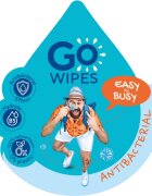 GoWipes Antibacterial osvežilni vlažilni robčki s protibakterijskim učinkom 20 kos