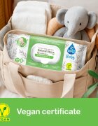 GoWipes Baby Natural Fibers otroški nežni vlažni robčki za občutljivo kožo 0+ 50 kos