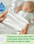 GoWipes Cleanse & Protect Chamomile extract otroški nežni vlažni robčki z aloe vero 50 kos