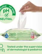 GoWipes Cleanse & Protect Chamomile extract otroški nežni vlažni robčki z aloe vero 50 kos