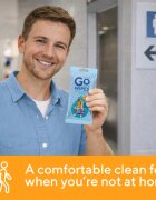 GoWipes Comfort vlažilni toaletni papir 10 kos