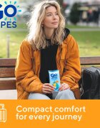 GoWipes Comfort vlažilni toaletni papir 10 kos