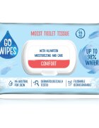GoWipes Comfort vlažilni toaletni papir za občutljivo kožo 44 kos