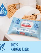 GoWipes Comfort vlažilni toaletni papir za občutljivo kožo 44 kos