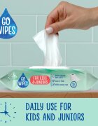 GoWipes For Kids & Juniors vlažilni toaletni papir za občutljivo kožo za otroke 44 kos
