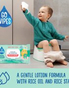 GoWipes For Kids & Juniors vlažilni toaletni papir za občutljivo kožo za otroke 44 kos