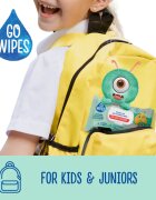 GoWipes For Kids & Juniors vlažilni toaletni papir za občutljivo kožo za otroke 44 kos
