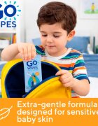 GoWipes For Kids & Juniors vlažilni toaletni papir za otroke 10 kos