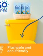 GoWipes For Kids & Juniors vlažilni toaletni papir za otroke 10 kos
