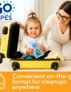 GoWipes For Kids & Juniors vlažilni toaletni papir za otroke 10 kos