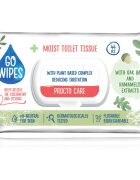 GoWipes Procto Care vlažilni toaletni papir za občutljivo kožo 44 kos