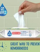 GoWipes Procto Care vlažilni toaletni papir za občutljivo kožo 44 kos