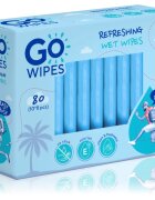 GoWipes Refreshing Wet Wipes osvežilni vlažilni robčki za roke 10x8 kos