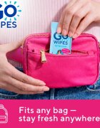GoWipes Refreshing Wet Wipes osvežilni vlažilni robčki za roke 10x8 kos