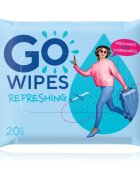 GoWipes Refreshing Wet Wipes osvežilni vlažilni robčki za roke 20 kos