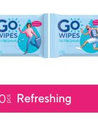 GoWipes Refreshing Wet Wipes osvežilni vlažilni robčki za roke 20 kos