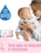 GoWipes Super Sensitive vlažni čistilni robčki za otroke za občutljivo kožo 0+ 60 kos