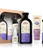 Green Pharmacy Chamomile & Flaxseed oil Set darilni set za barvane lase