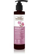 Green Pharmacy Damask Rose & Ceramides Face Emulsion čistilna emulzija za obraz 150 ml