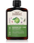 Green Pharmacy Essential oils of Lime Massage Oil masažno olje proti celulitu 200 ml