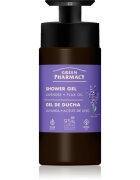 Green Pharmacy Lavender & Flax Oil gel za prhanje 739 ml