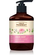 Green Pharmacy Musk Rose & Cotton tekoče milo za roke 460 ml