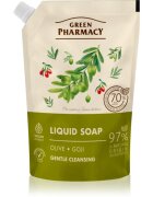 Green Pharmacy Olive & Goji Berry Liquid Soap tekoče milo nadomestno polnilo 460 ml