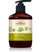 Green Pharmacy Olive & Goji Berry Liquid Soap tekoče milo za roke z dozirno črpalko 460 ml