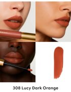 Gucci Beauty Rouge à Lèvres Matte Lipstick mat tekoča šminka odtenek 308 Lucy Dark Orange 6.5 ml