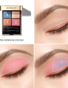 GUERLAIN Blooming Denim Ombres G paleta senčil za oči limitirana edicija 396 Denim Blossom 6 g
