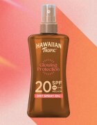 Hawaiian Tropic Glowing Protection Dry Oil Spray vlažilni gel za sončenje SPF 20 200 ml