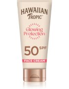 Hawaiian Tropic Glowing Protection Face Cream krema za sončenje za obraz SPF 50 50 ml