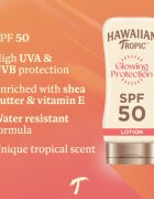 Hawaiian Tropic Glowing Protection Sunscreen Lotion losjon za sončenje SPF 50 170 ml