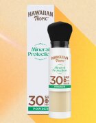 Hawaiian Tropic Mineral Protection Powder Brush zaščitni vodoodporni puder za sončenje SPF 30 4.25 g