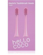 Hello Coco Electric Toothbrush Heads Pink nadomestne glave za zobno ščetko 2 kos