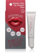 Hello Coco Needra Shot Lip Plumper sijaj za ustnice z učinkom povečanja odtenek Rose 8 g