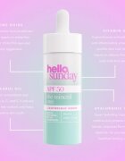 hello sunday the mineral one lightweight serum drops lahki serum SPF 50 30 ml