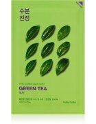Holika Holika Pure Essence Green Tea negovalna maska iz platna za občutljivo in pordelo kožo 23 ml