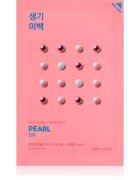 Holika Holika Pure Essence Pearl maska iz platna s posvetlitvenim učinkom 20 ml